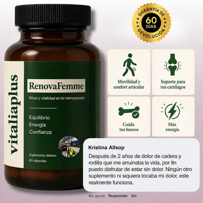 Renovafemme – Movilidad y confort articular en la menopausia