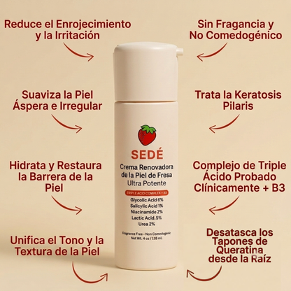 SEDÉ — Crema Suavizante para Piel Áspera y Granitos