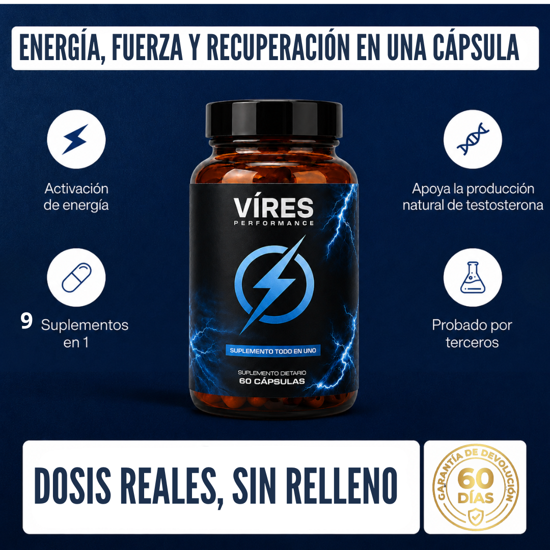 VÍRES Performance|Energía, Fuerza y Recuperación