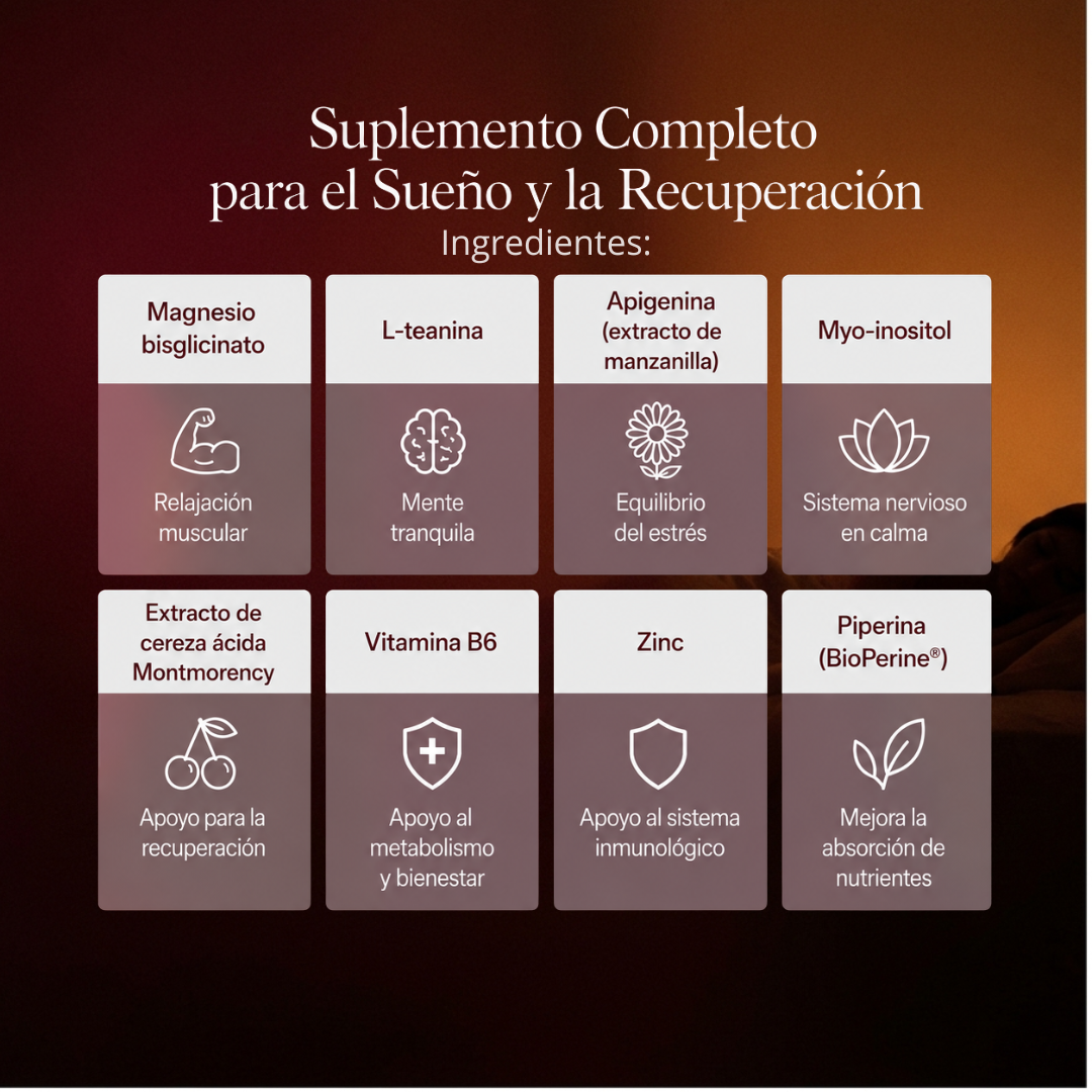 Vespertin · Descanso profundo sin melatonina