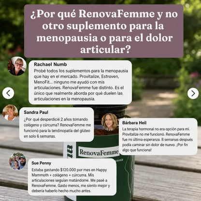 Renovafemme – Movilidad y confort articular en la menopausia